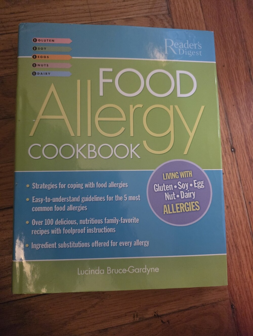 Reader's Digest Food Allergy Cookbook Gluten Soy Egg Nut Dairy Allergies